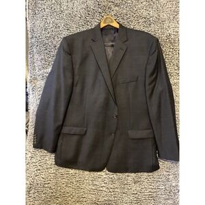 Men’s Gray RALPH LAUREN Wool Blazer jacket sport suit coat two button 50 R